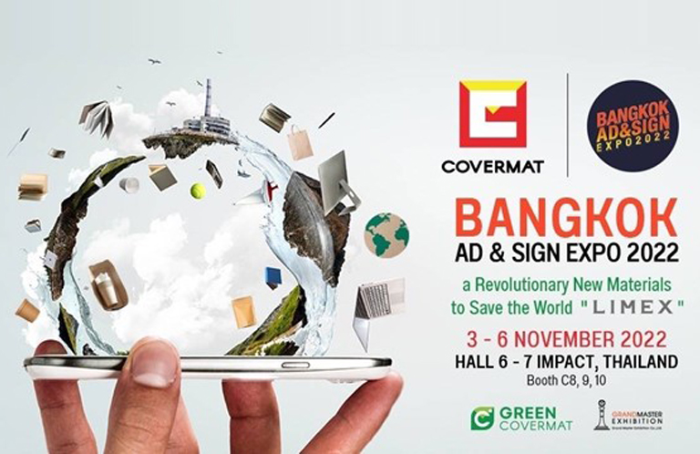 Covermat to unveil LIMEX, Save-World material innovation in Thailand